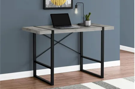 Ronan Computer Desk in Gray by Monarch Specialties