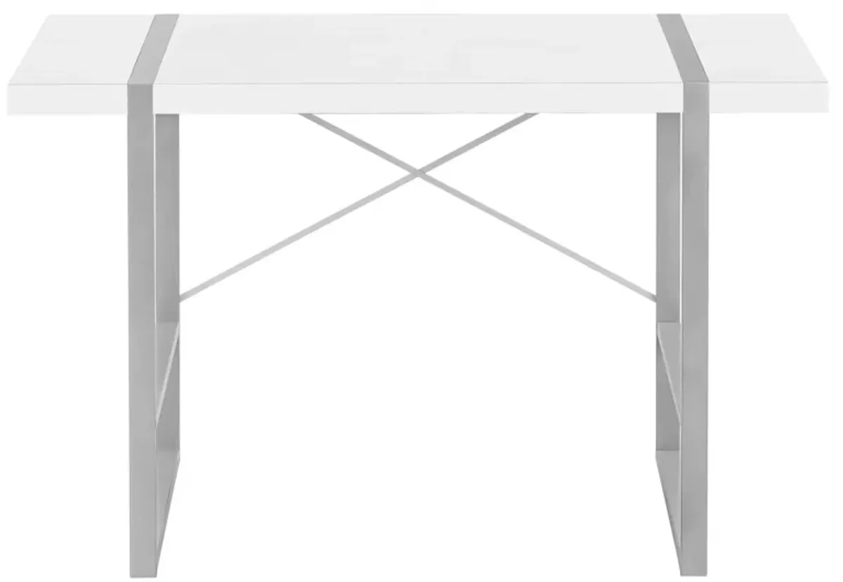 Ronan Computer Desk in White by Monarch Specialties