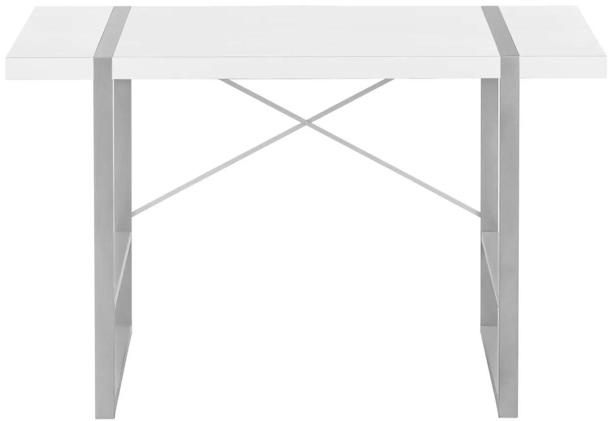 Ronan Computer Desk in White by Monarch Specialties