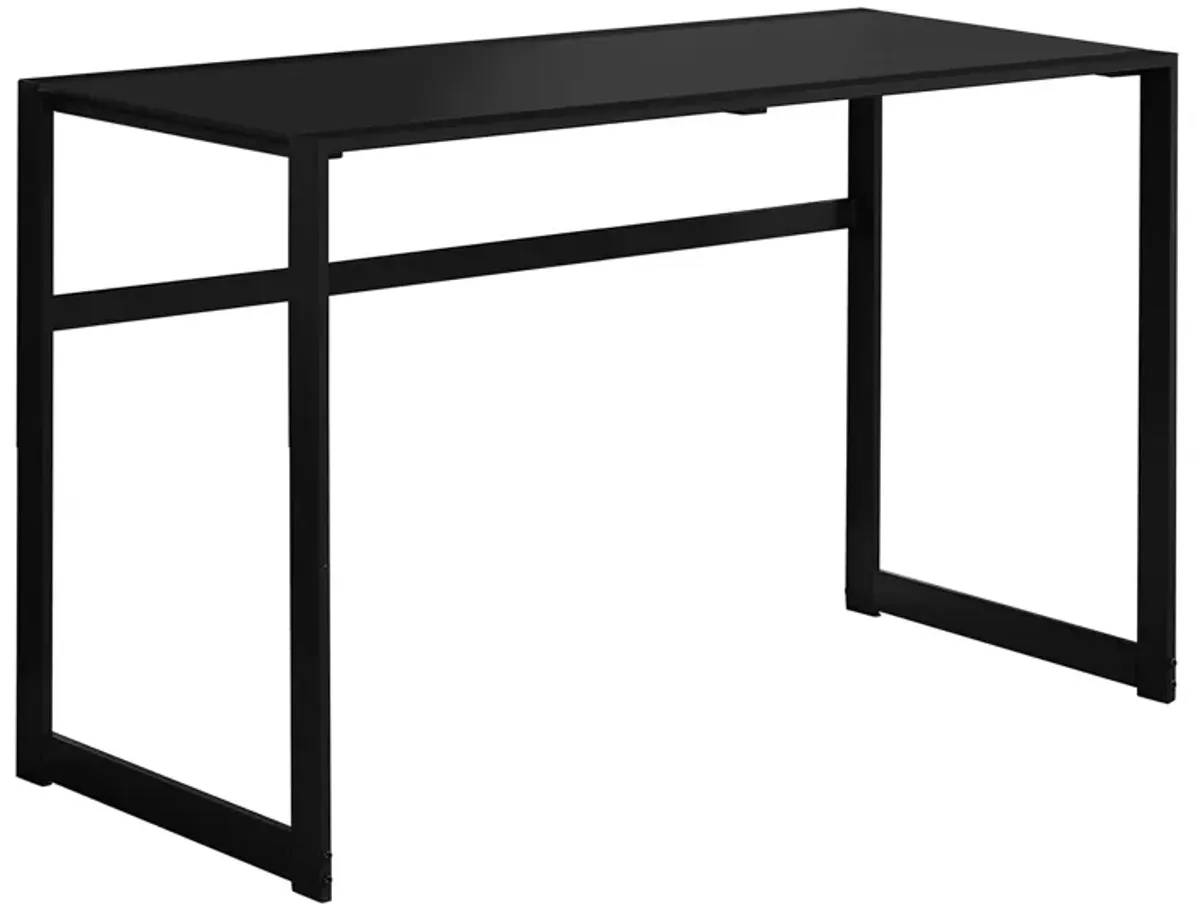 Bram Computer Desk in Black by Monarch Specialties