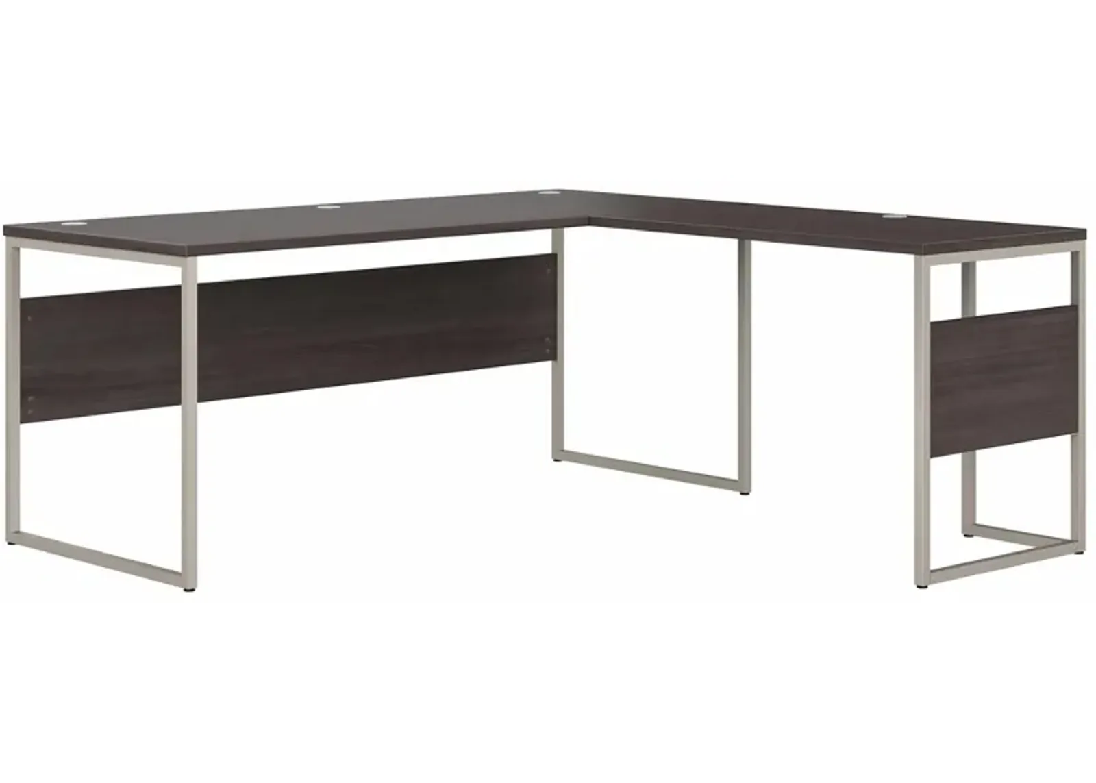 Steinbeck L-Shaped Computer Desk in Storm Gray by Bush Industries