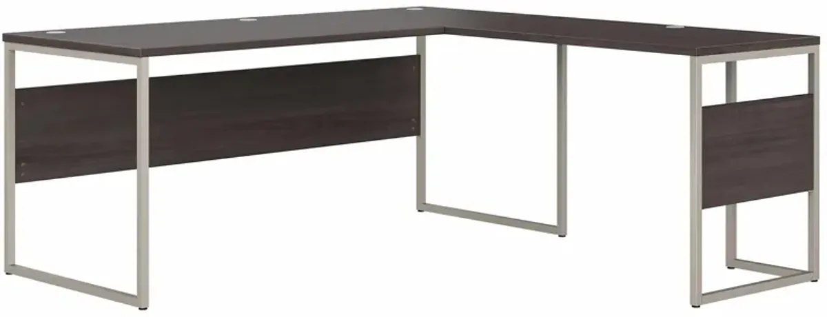 Steinbeck L-Shaped Computer Desk in Storm Gray by Bush Industries