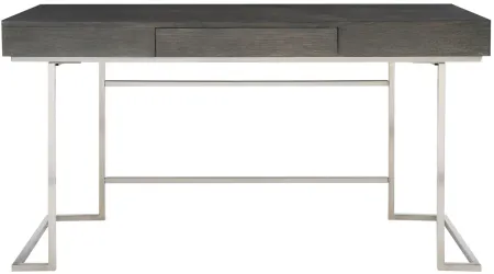 Claude Desk in Smoked Gray / Brushed Nickel by Uttermost