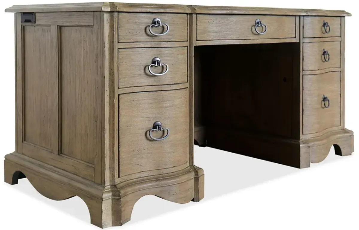 Corsica Junior Executive Desk in Brown by Hooker Furniture