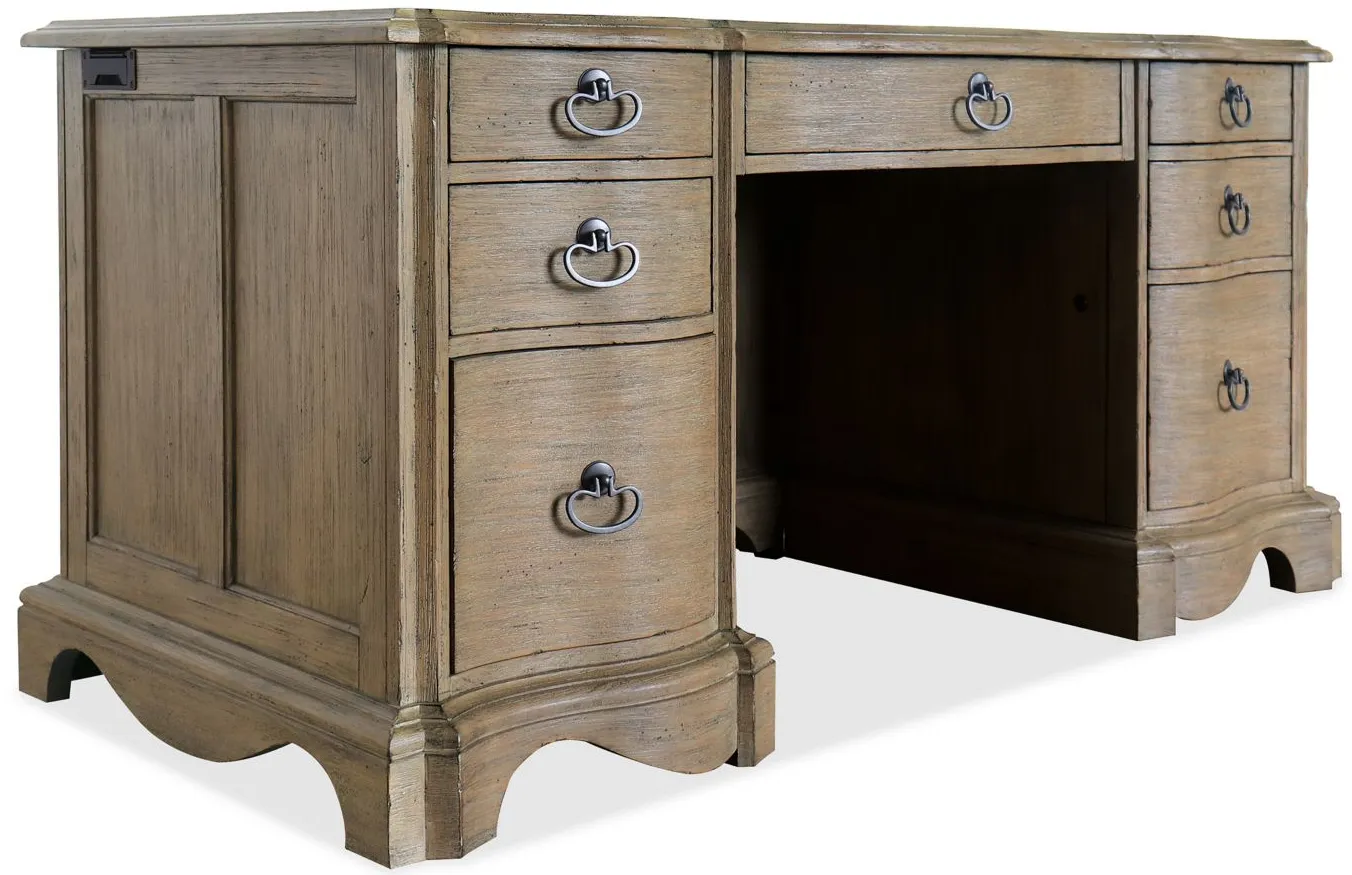 Corsica Junior Executive Desk in Brown by Hooker Furniture