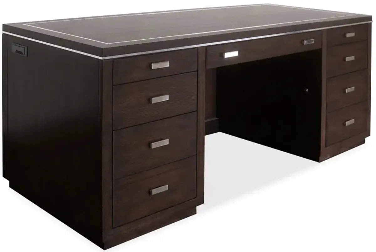 House Blend Junior Executive Desk in Dark Roast by Hooker Furniture