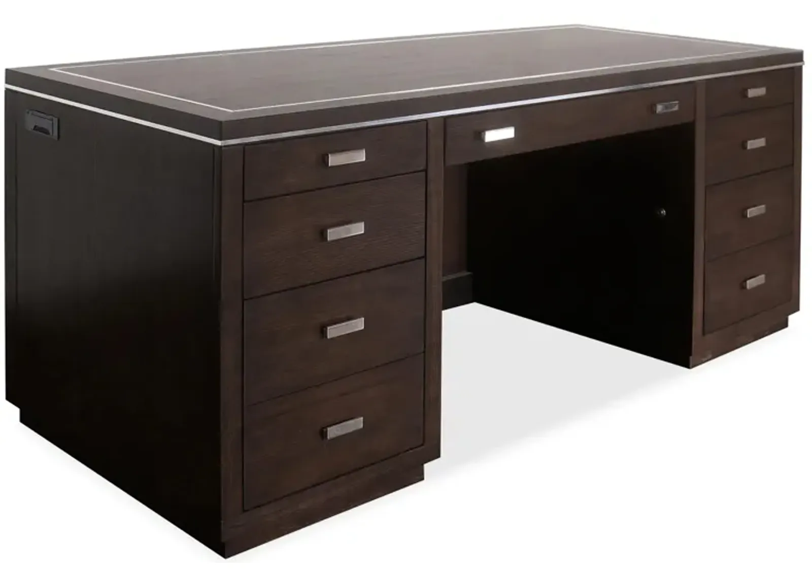 House Blend Junior Executive Desk in Dark Roast by Hooker Furniture