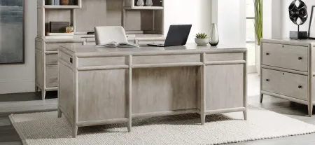 Burnham Executive Desk in Grey Mink by Hooker Furniture