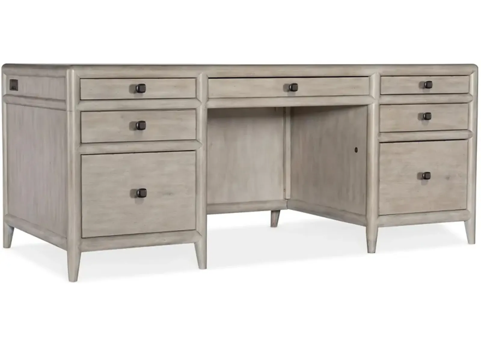 Burnham Executive Desk in Grey Mink by Hooker Furniture