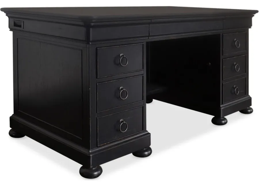 Bristowe Junior Executive Desk in Tuxedo by Hooker Furniture