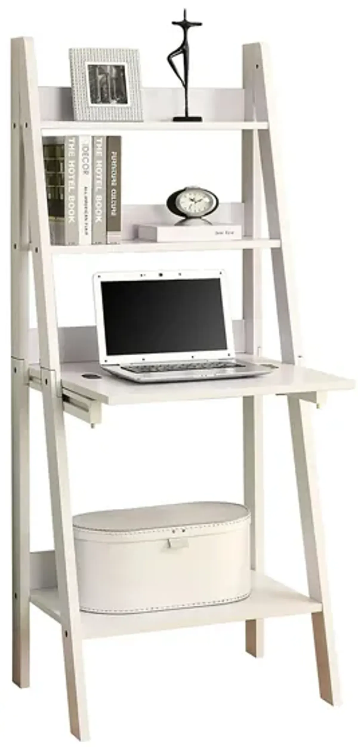 Leyna Computer Desk in White by Monarch Specialties