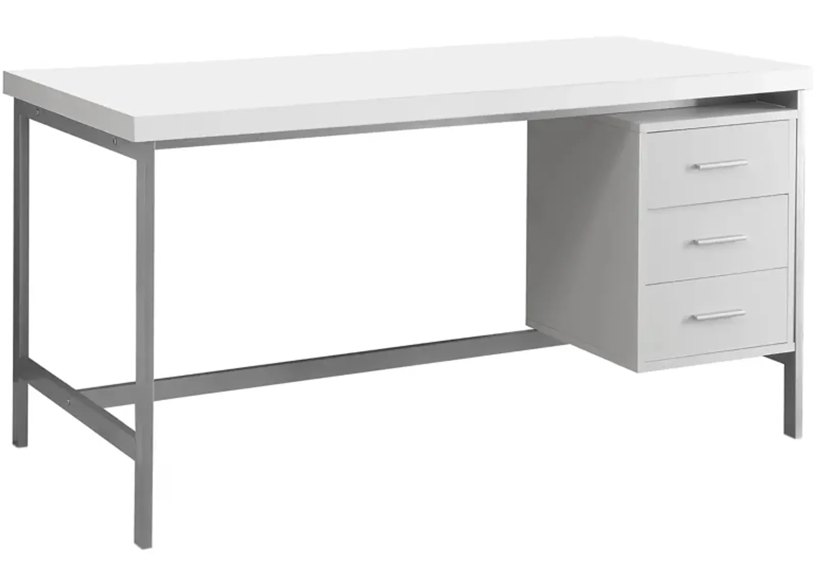 Nowles Computer Desk in White by Monarch Specialties