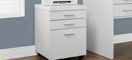 Ogden File Cabinet in White by Monarch Specialties