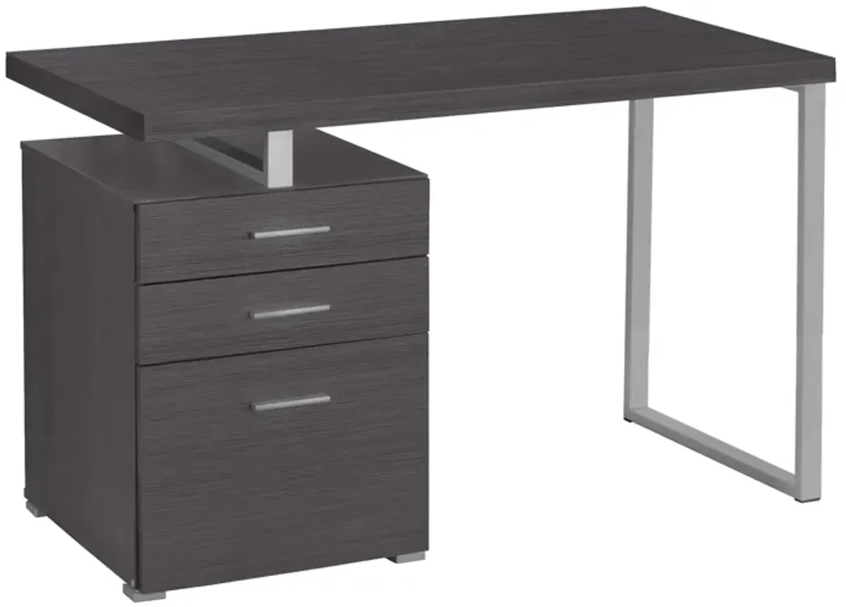 Monarch 48" Computer Desk in Gray by Monarch Specialties