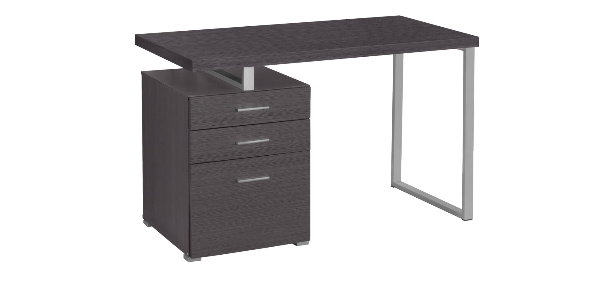 Monarch 48" Computer Desk in Gray by Monarch Specialties