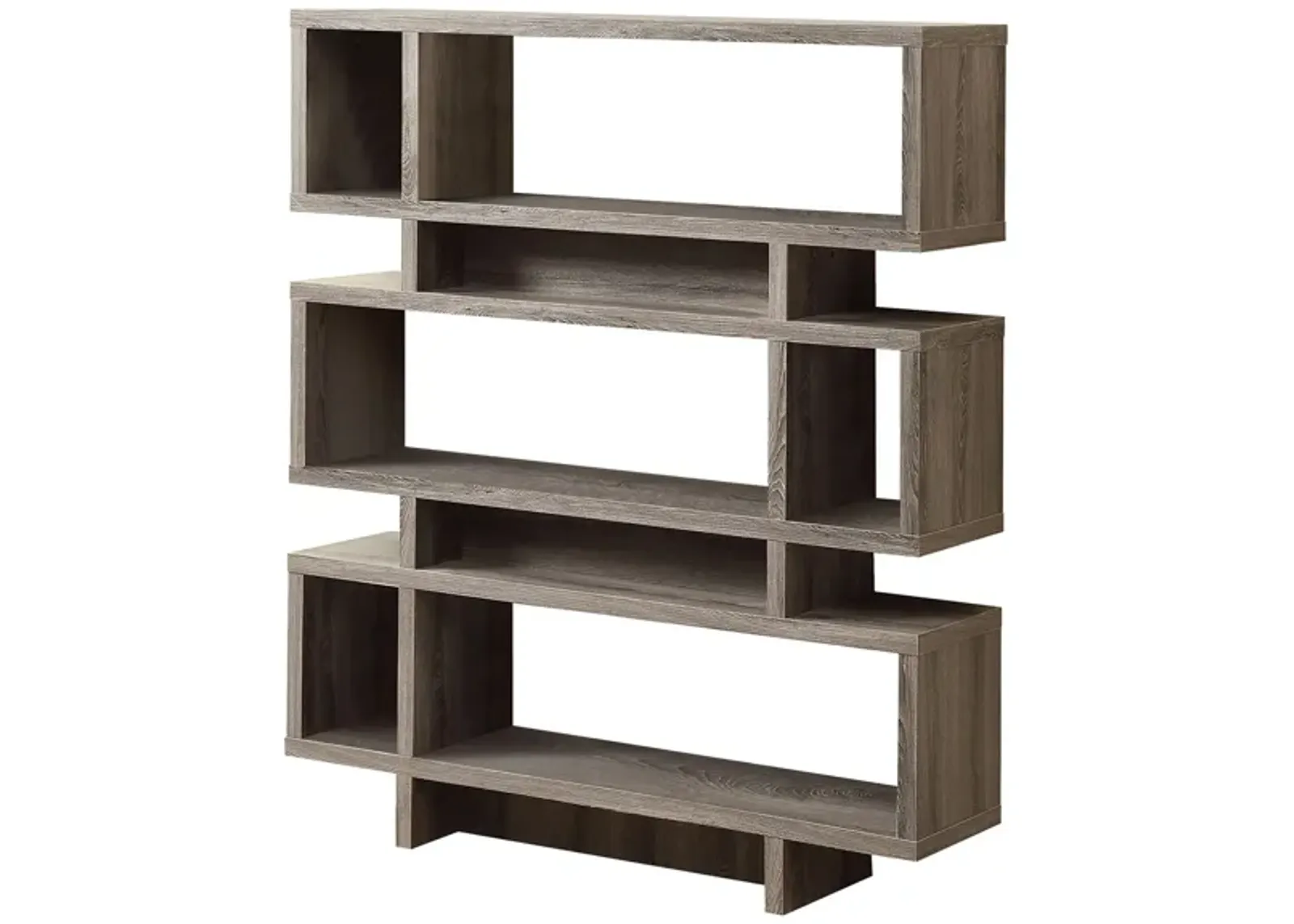 Shepard Bookcase in Dark Taupe by Monarch Specialties