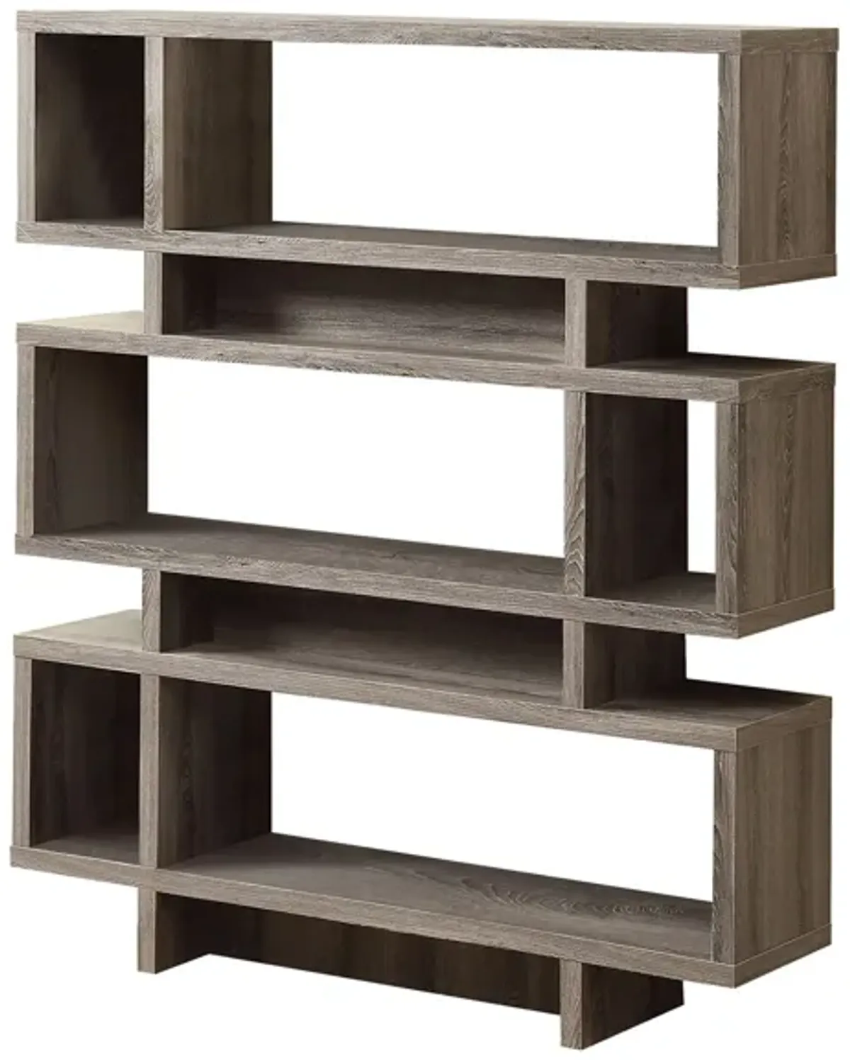 Shepard Bookcase in Dark Taupe by Monarch Specialties