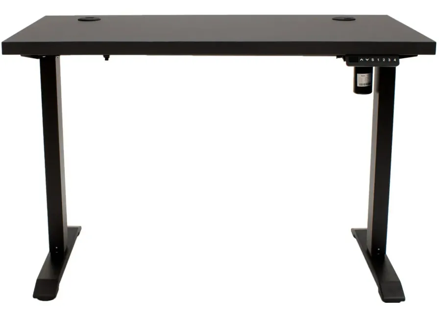 Viviana Adjustable-Height Standing Computer Desk in Black by Martin Furniture