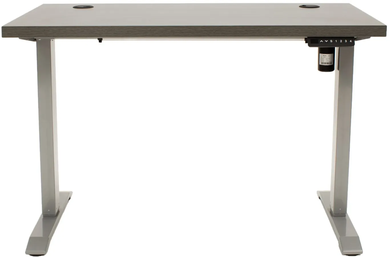 Viviana Adjustable-Height Standing Computer Desk in Gray by Martin Furniture