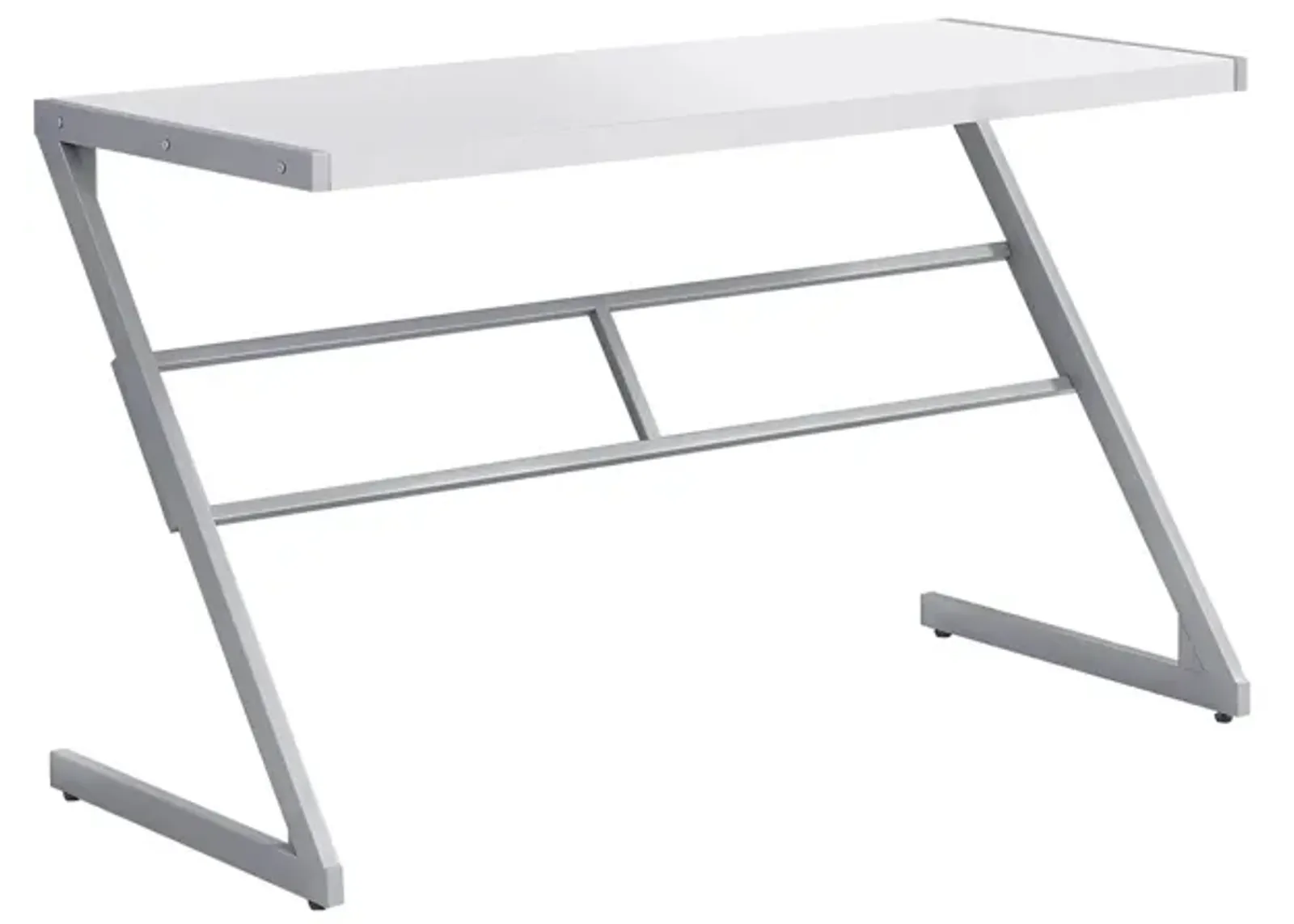 Tate Computer Desk in White by Monarch Specialties