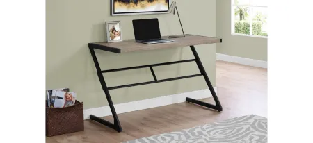 Tate Computer Desk in Dark Taupe by Monarch Specialties