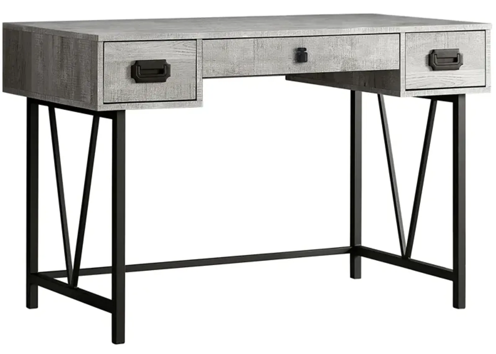 Marin Computer Desk in Gray by Monarch Specialties