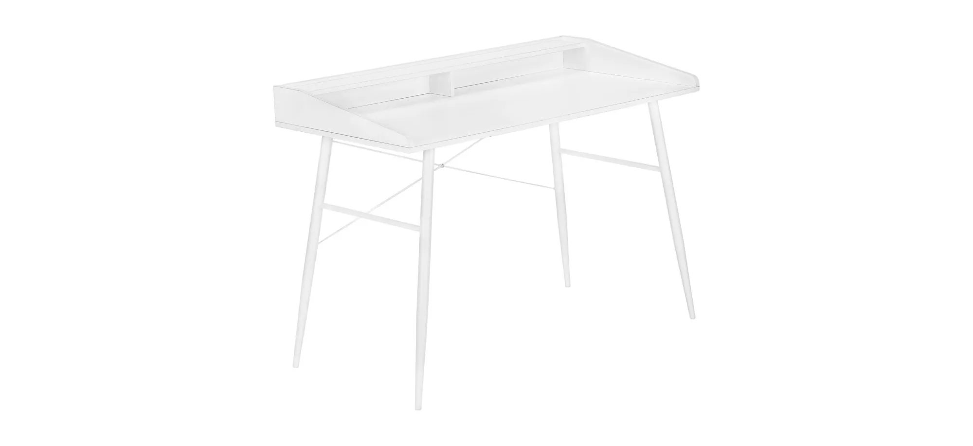 Marcel Computer Desk in White by Monarch Specialties