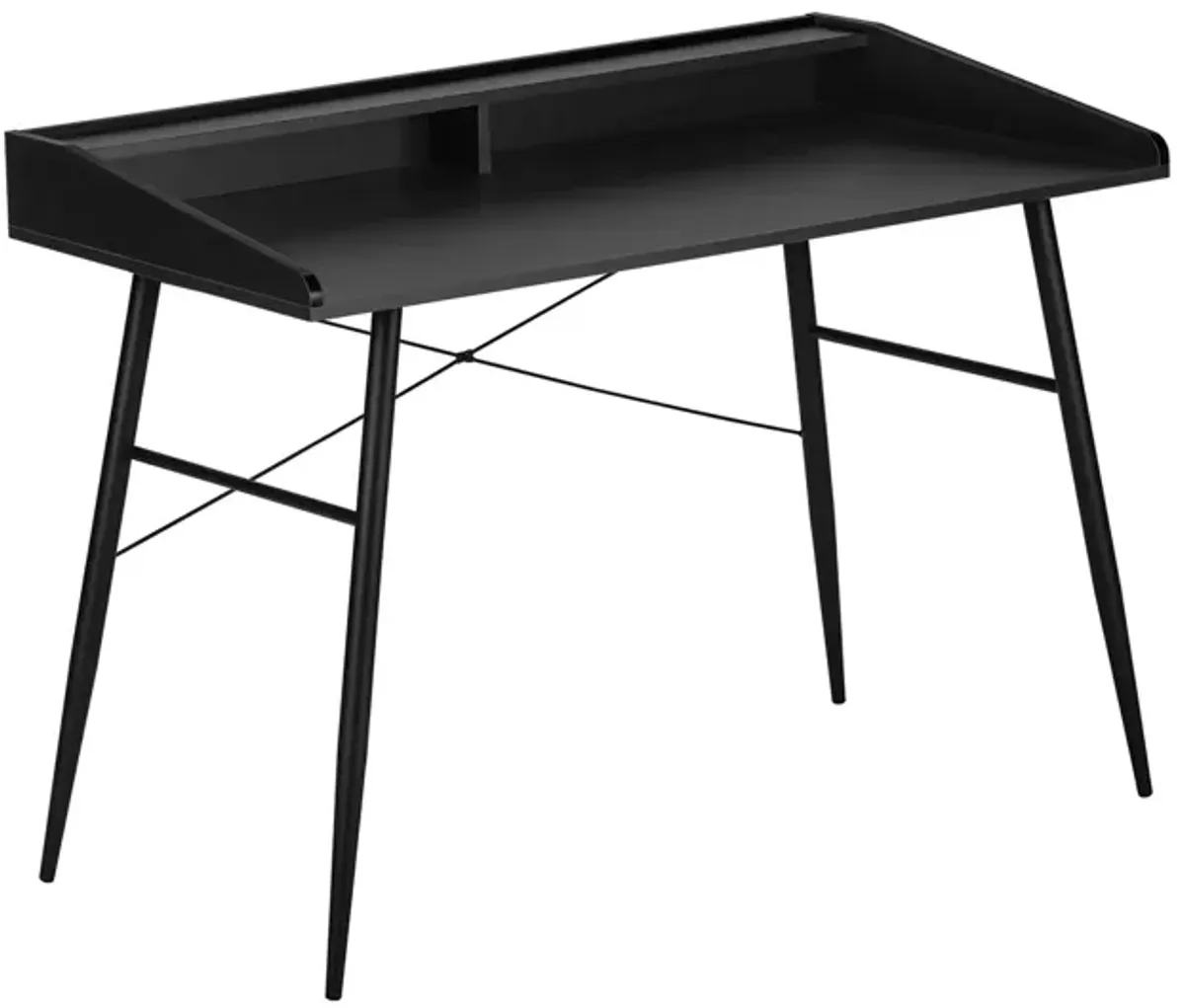 Marcel Computer Desk in Black by Monarch Specialties