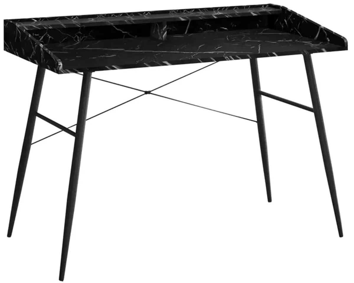 Marcel Computer Desk in Black by Monarch Specialties