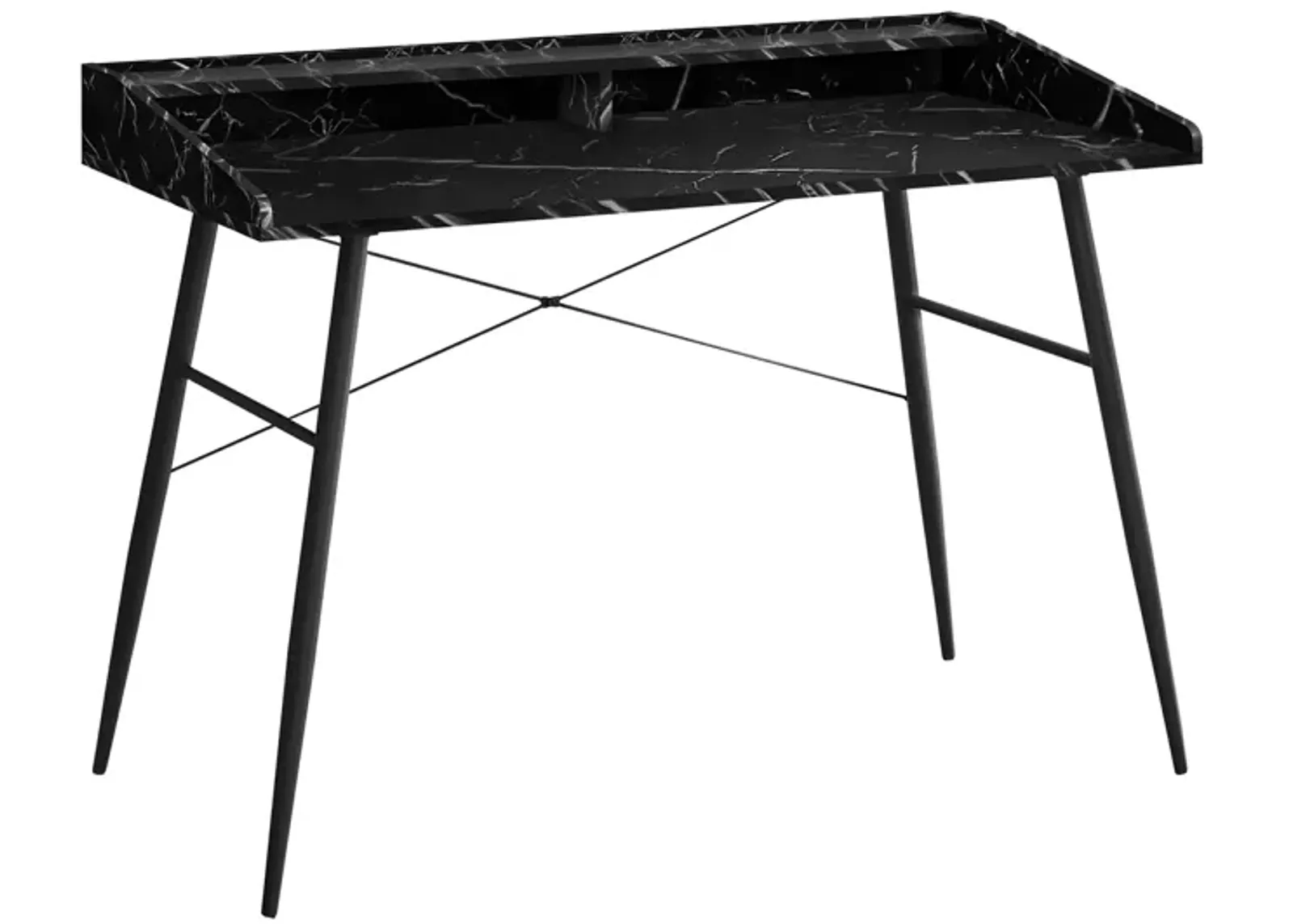 Marcel Computer Desk in Black by Monarch Specialties