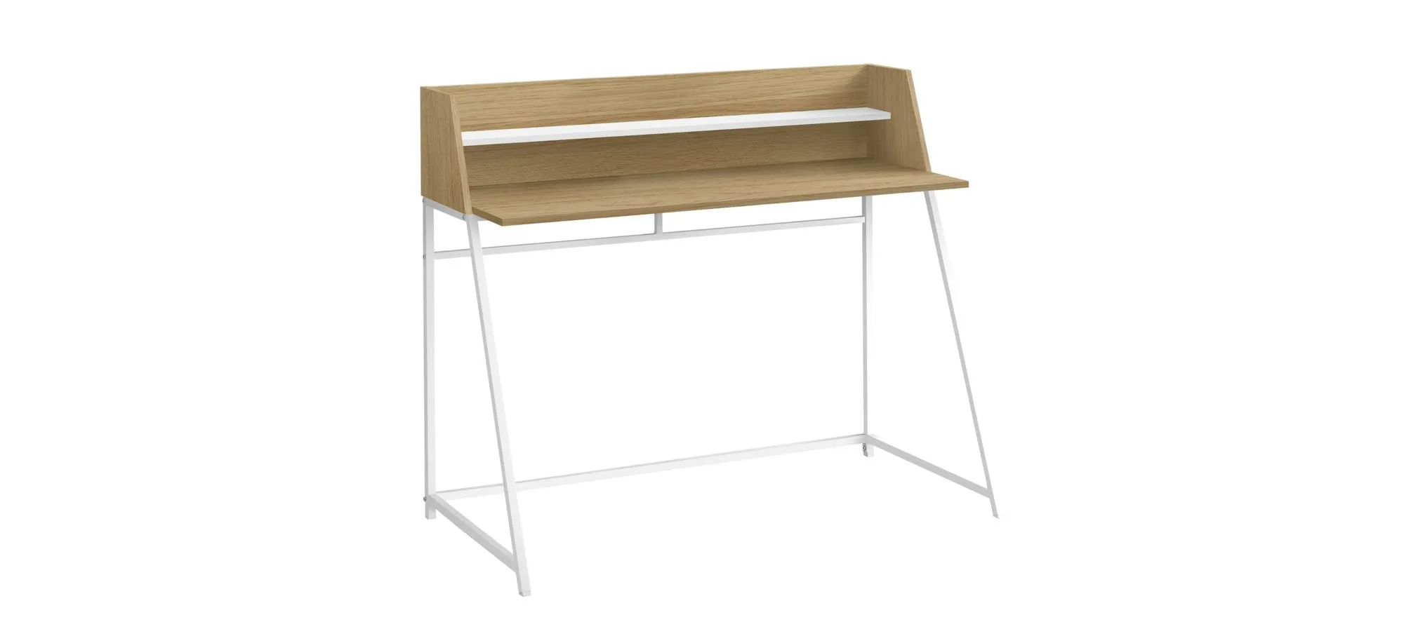 Makai Computer Desk in Natural by Monarch Specialties