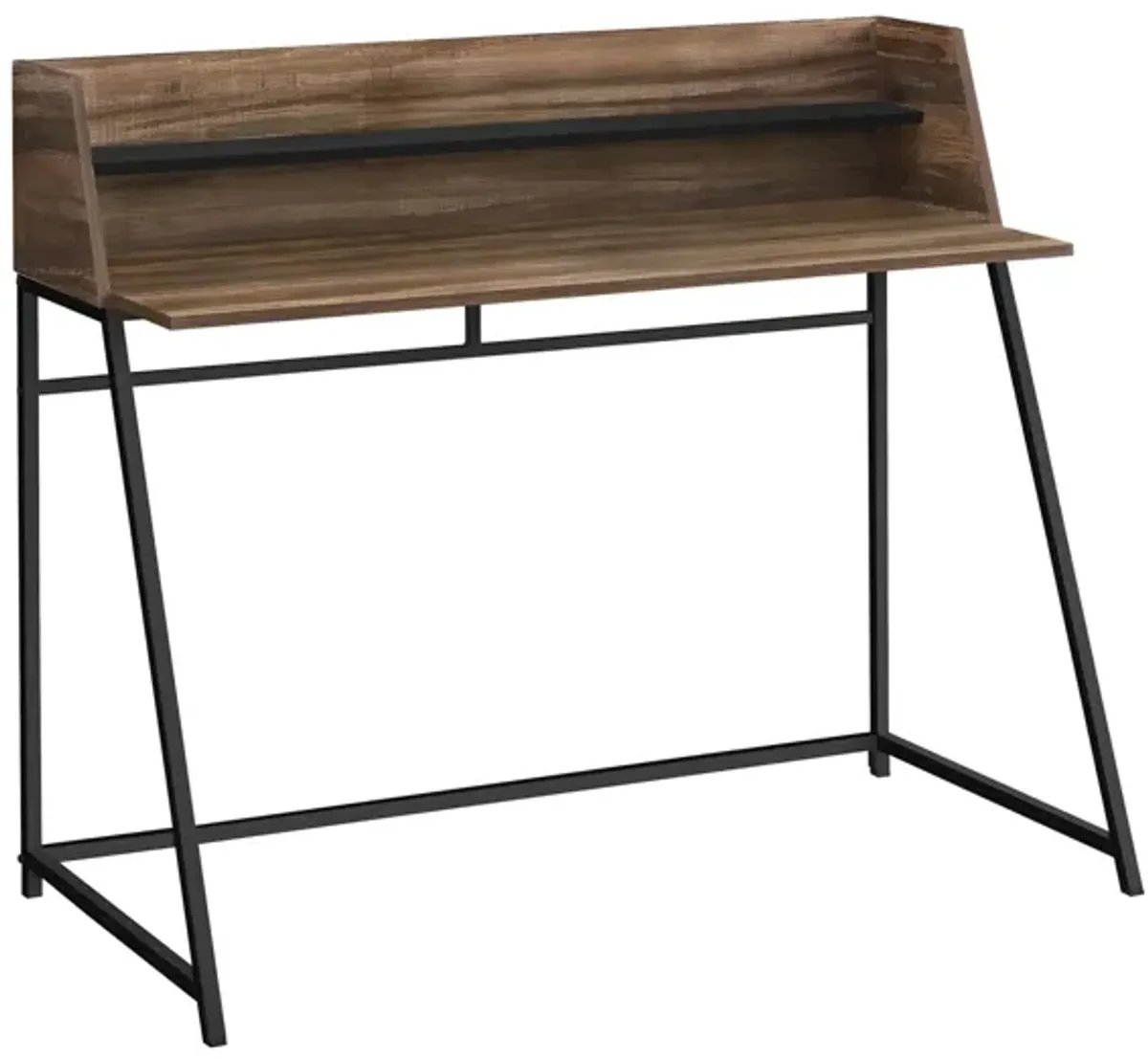 Makai Computer Desk in Brown by Monarch Specialties