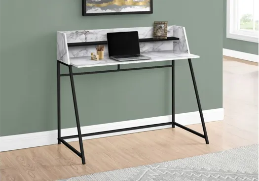 Makai Computer Desk in White by Monarch Specialties