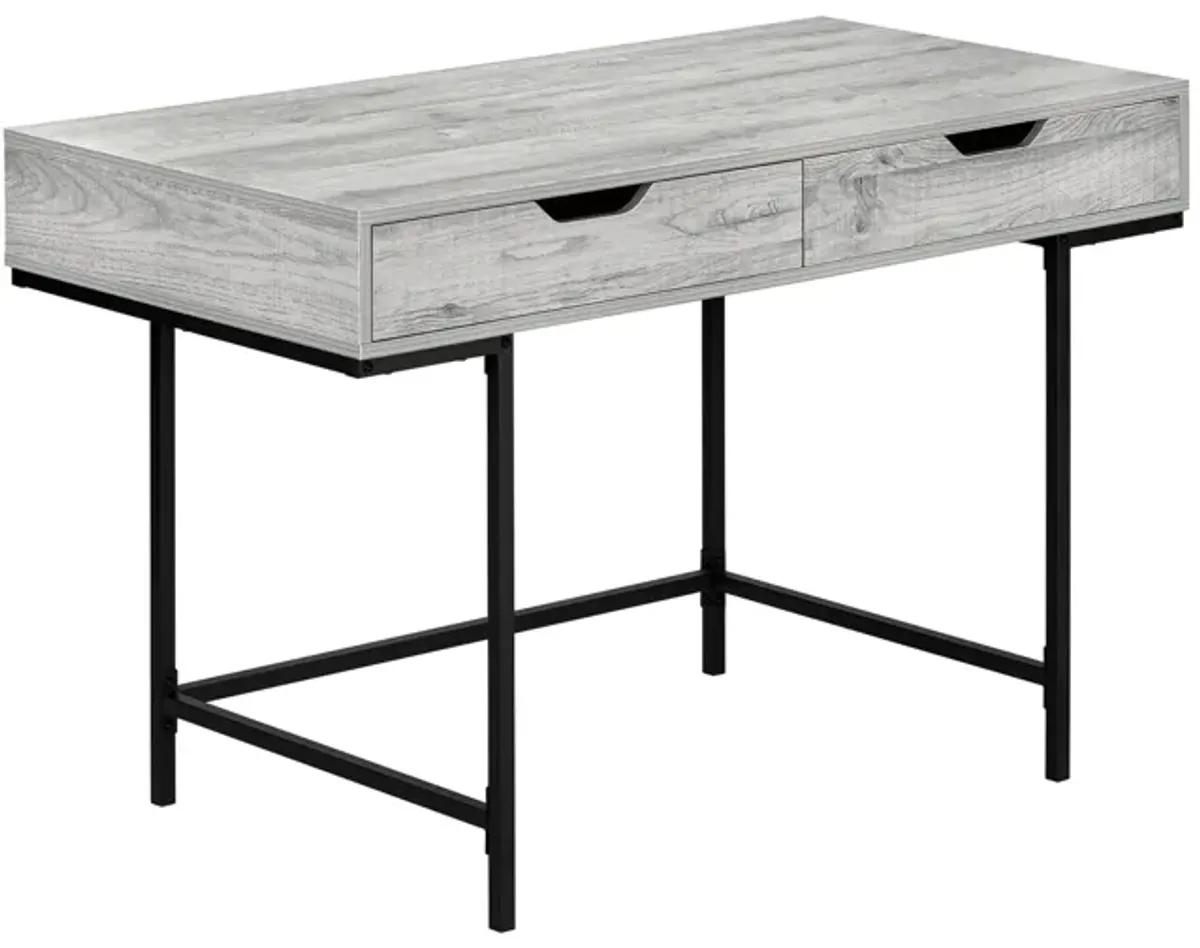 Forrest Computer Desk in Grey by Monarch Specialties