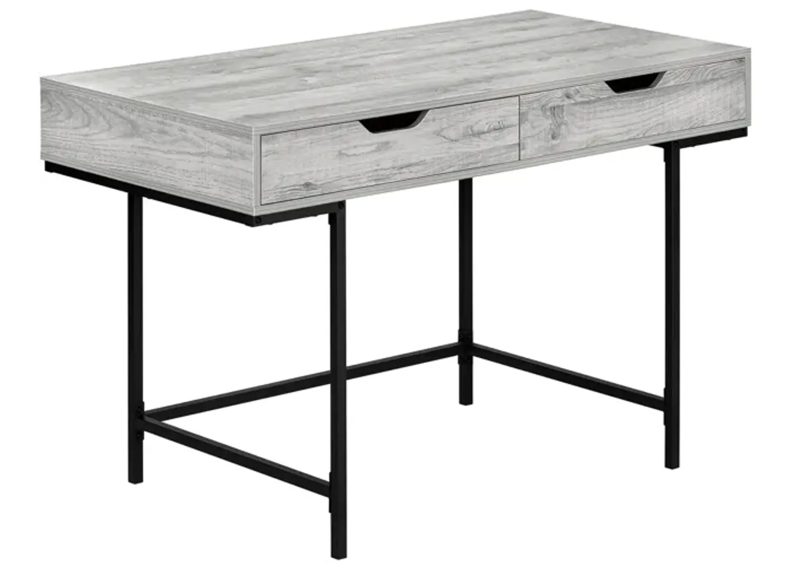 Forrest Computer Desk in Grey by Monarch Specialties