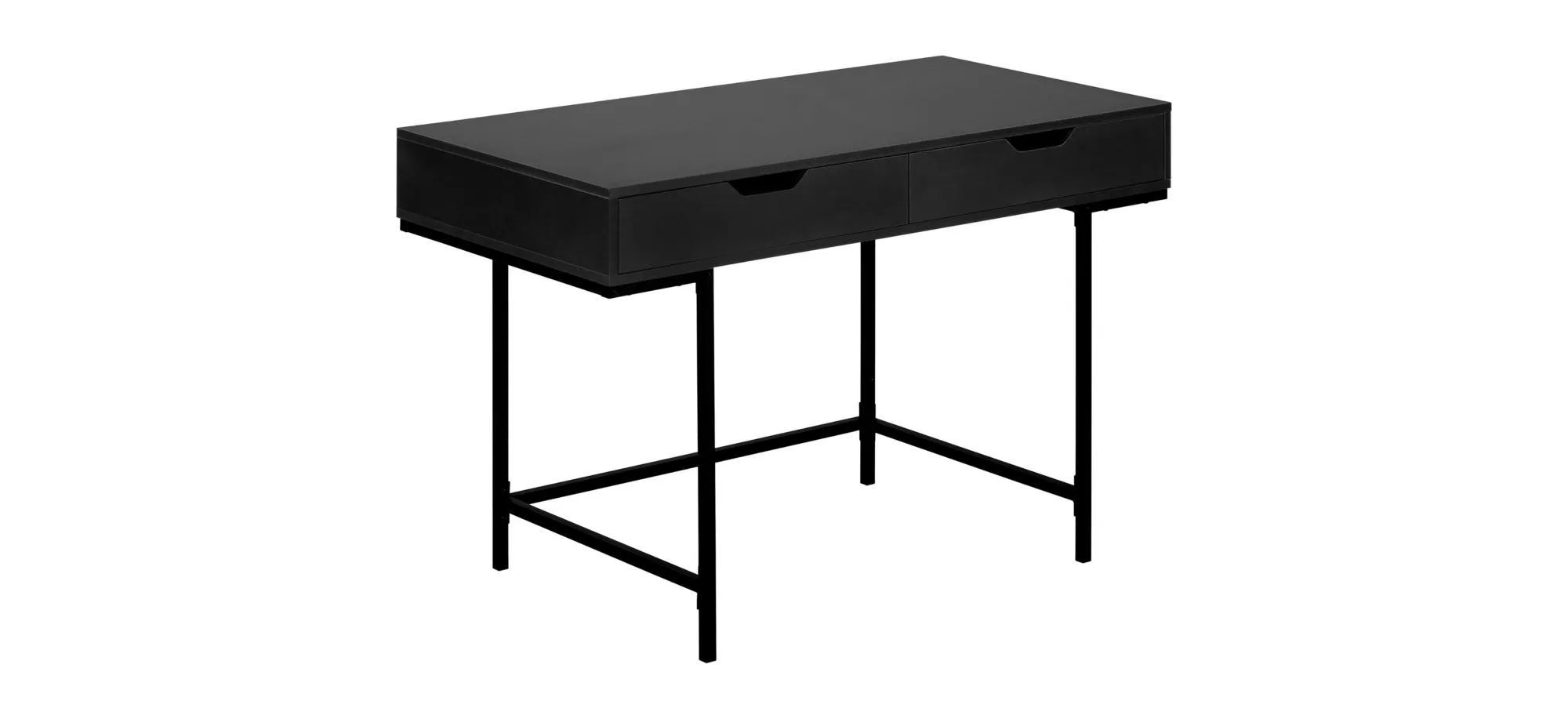 Forrest Computer Desk in Black by Monarch Specialties