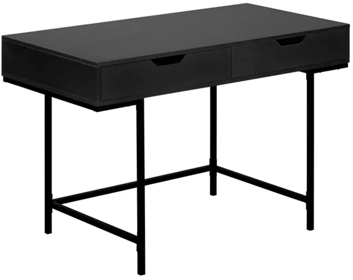 Forrest Computer Desk in Black by Monarch Specialties