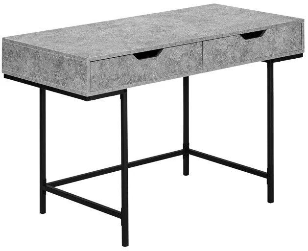 Forrest Computer Desk in Grey by Monarch Specialties