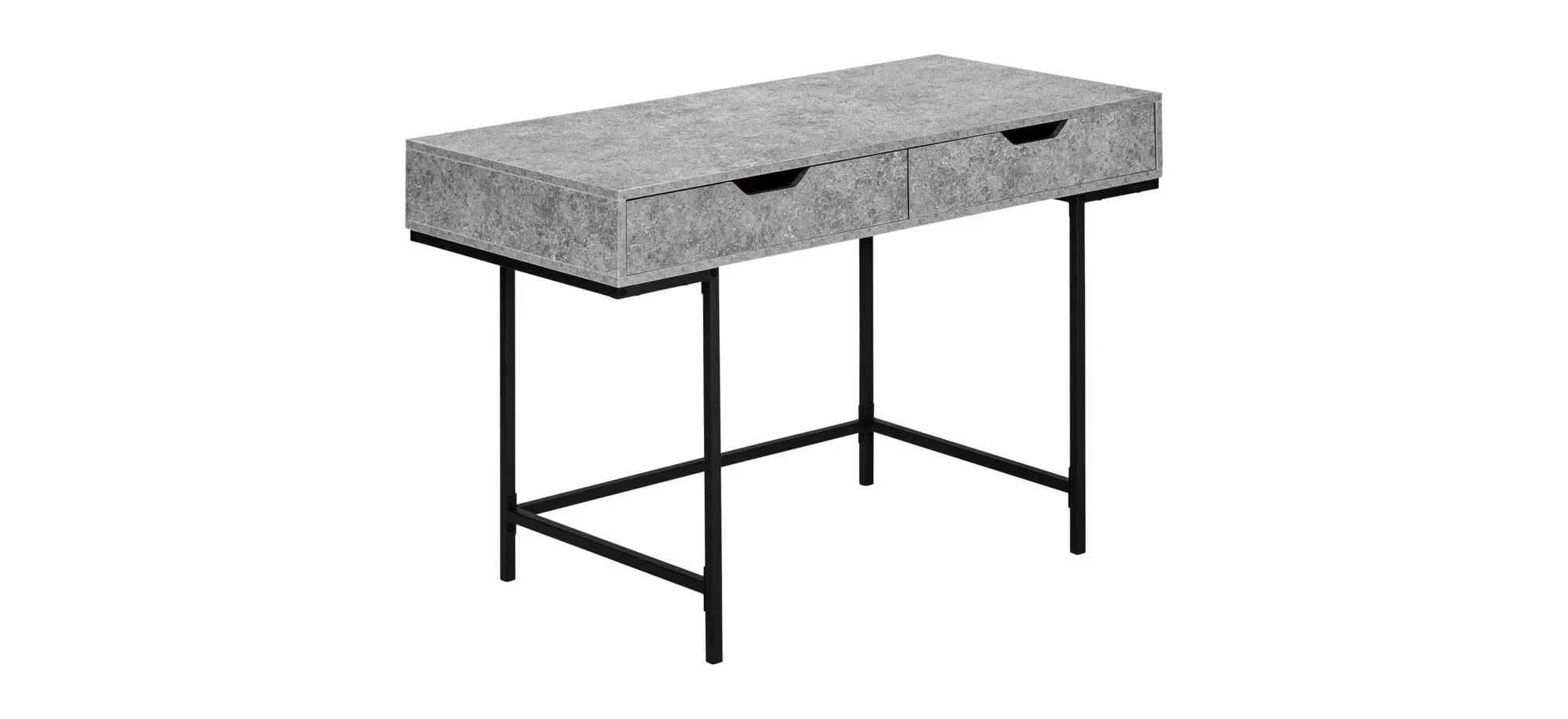 Forrest Computer Desk in Grey by Monarch Specialties