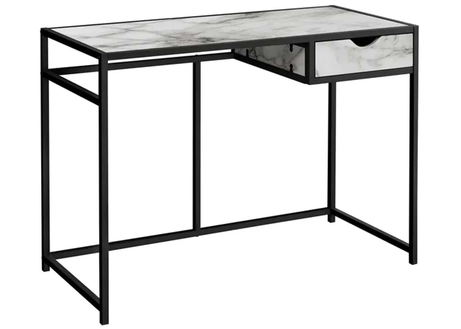 Edgar Computer Desk in White by Monarch Specialties