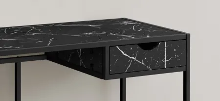 Edgar Computer Desk in Black by Monarch Specialties