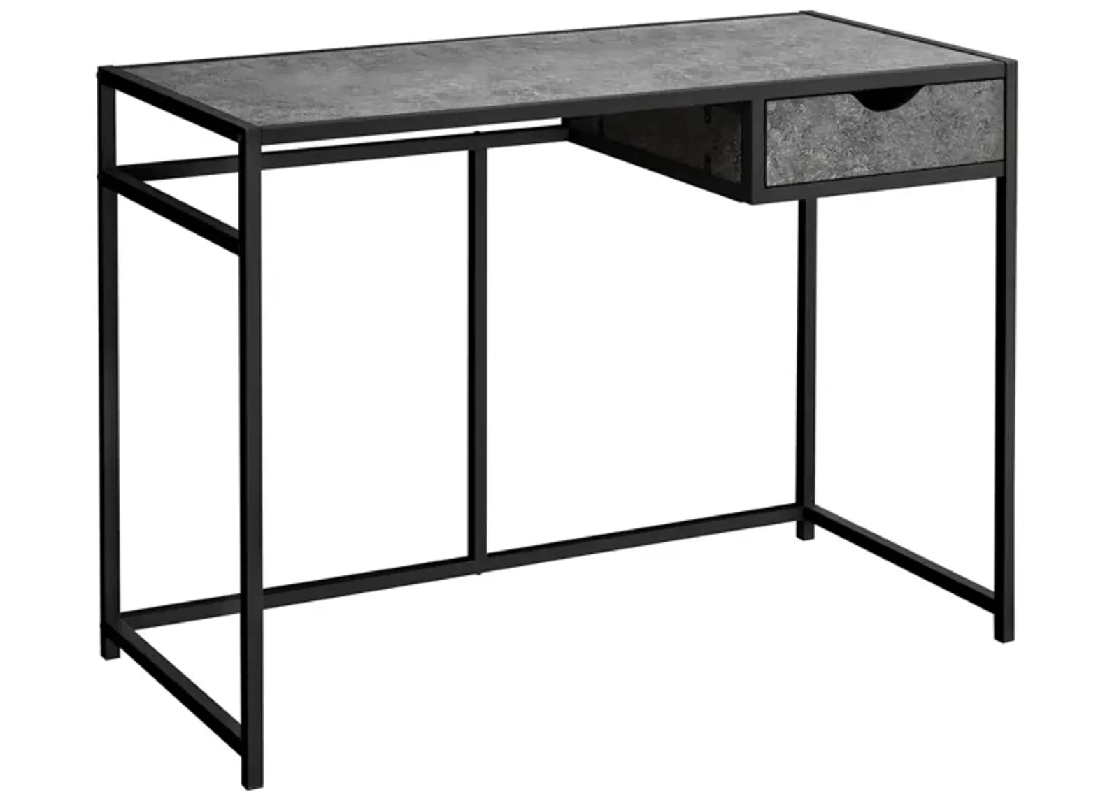 Edgar Computer Desk in Grey by Monarch Specialties