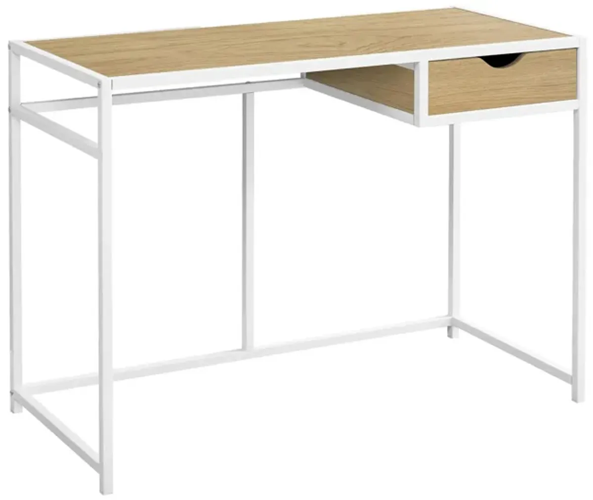 Edgar Computer Desk in Natural by Monarch Specialties