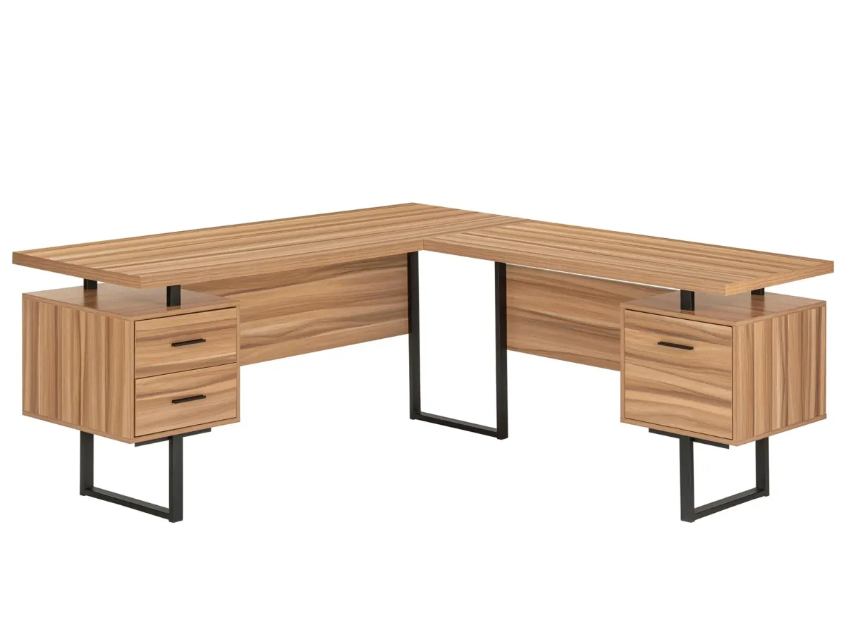 Gunnar Reversible L-Shaped Computer Desk