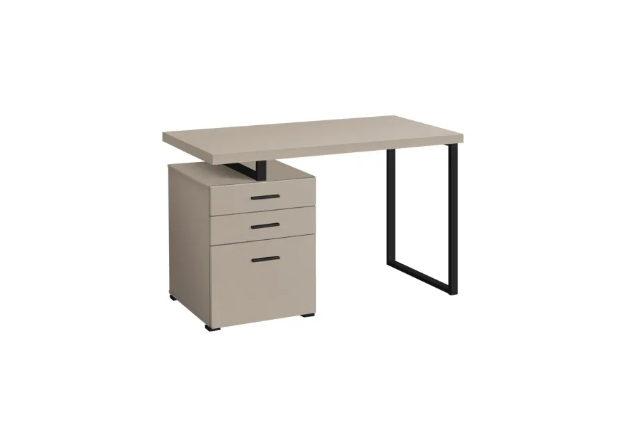 Gunnar Computer Desk in Taupe by Monarch Specialties