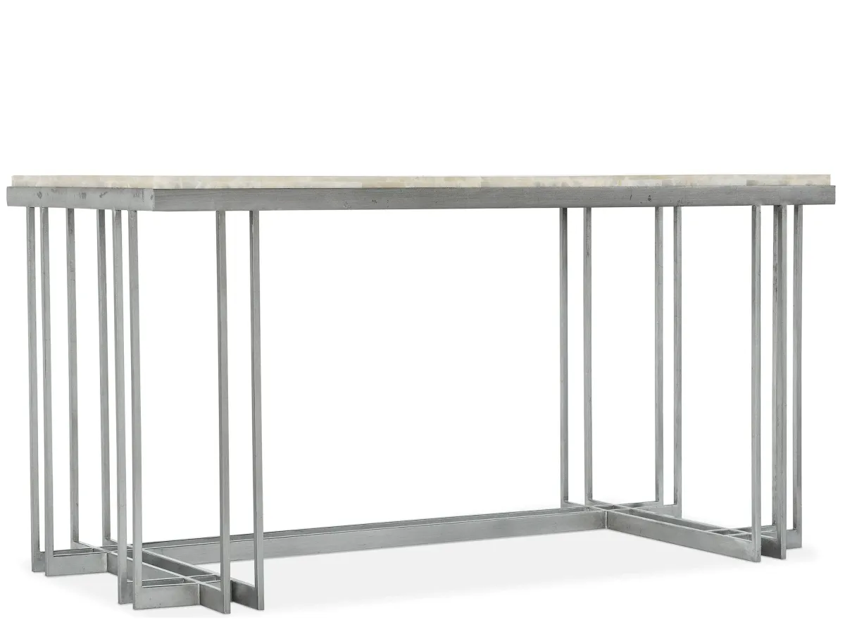 Melange Marin Writing Desk in Silver by Hooker Furniture