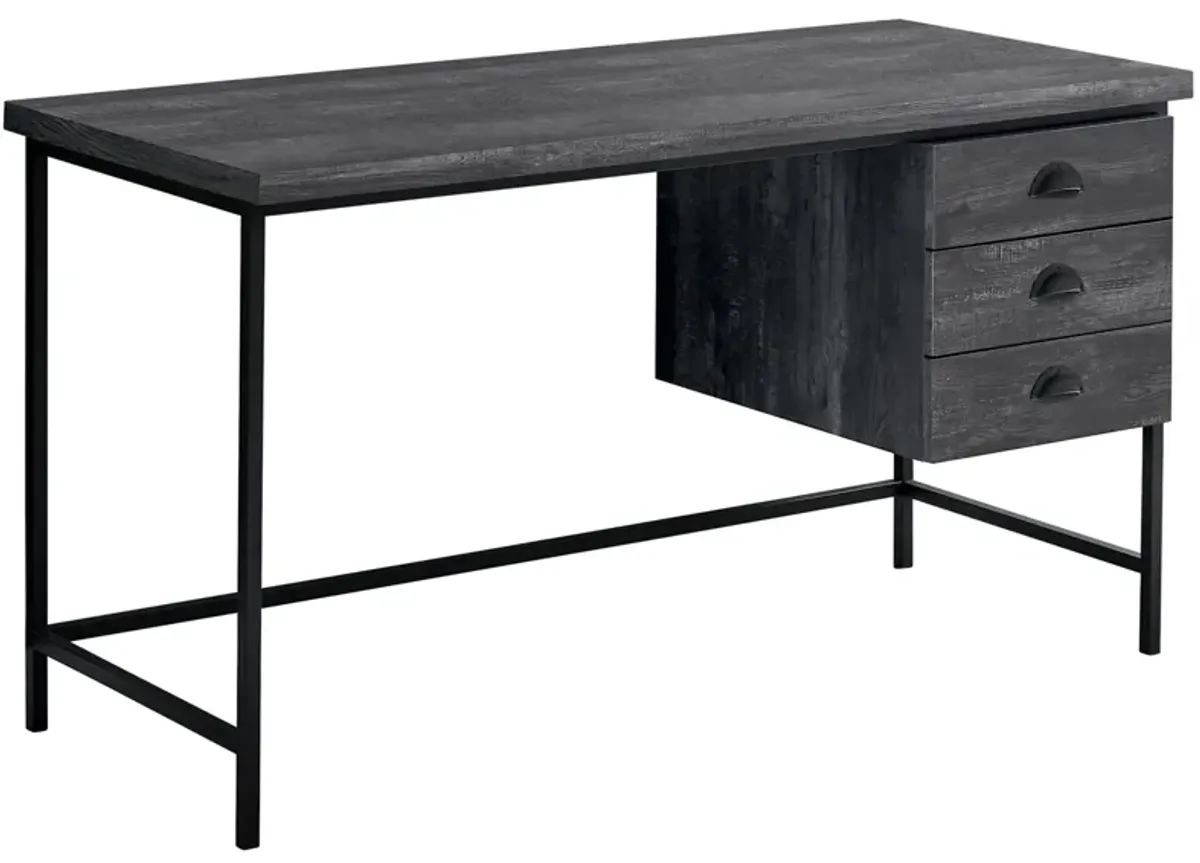 Tana Computer Desk in Black by Monarch Specialties