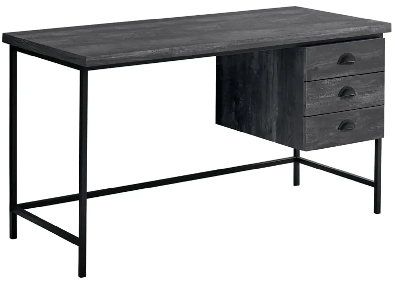 Tana Computer Desk in Black by Monarch Specialties