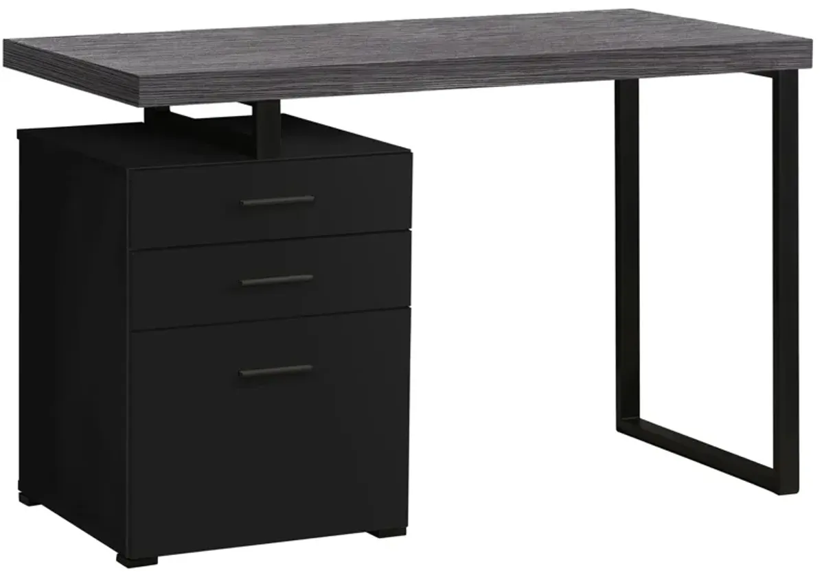 Glenn Computer Desk in Black by Monarch Specialties