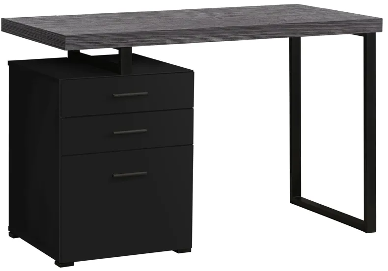 Glenn Computer Desk in Black by Monarch Specialties